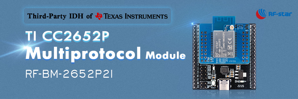 TI CC2652P 멀티프로토콜 모듈 RF-BM-2652P2I