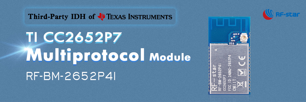 TI CC2652P7 멀티프로토콜 모듈 RF-BM-2652P4I