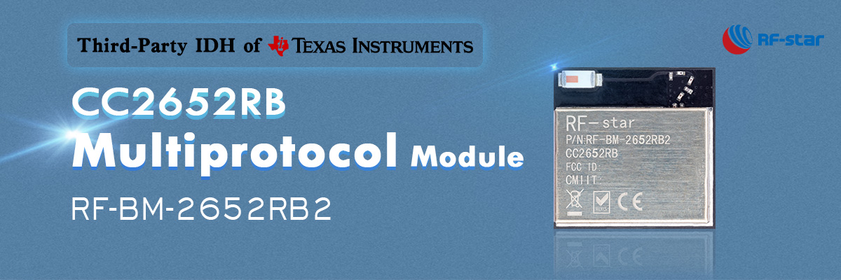 CC2652RB 멀티프로토콜 모듈 RF-BM-2652RB2