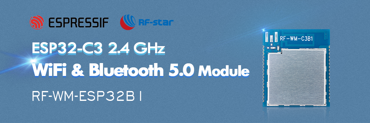 저전력 ESP32-C3 2.4GHz WiFi 및 Bluetooth 5.0 모듈 RF-WM-ESP32B1