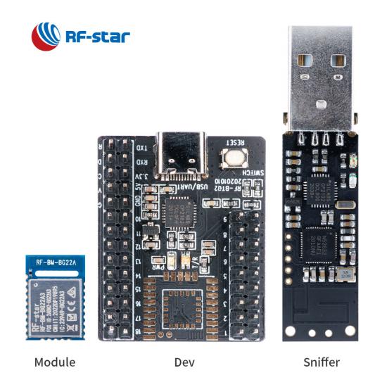 EFR32BG22 Low Power Bluetooth Master Slave Module RF-BM-BG22A3