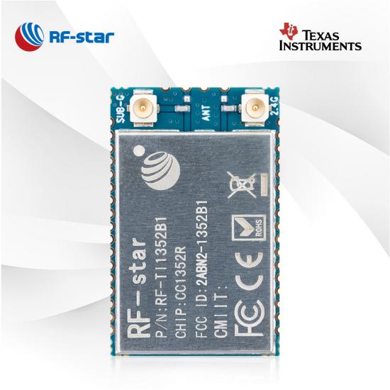 CC1352R Multiprotocol Wireless Module RF-TI1352B1 with Sub-1 GHz and 2.4-GHz bands