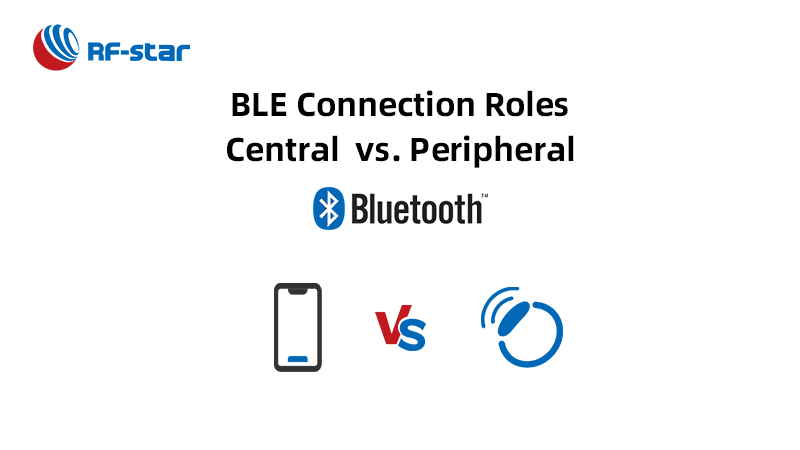 BLE 연결 역할 보기: 중앙/마스터 및 주변 장치/슬레이브