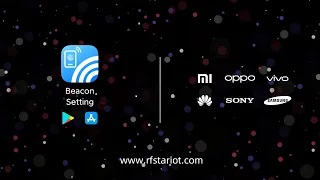 비콘을 사용하는 방법? RFstar 초저 비콘 구성 비콘 설정 앱을 통한 iBeacon Eddystone