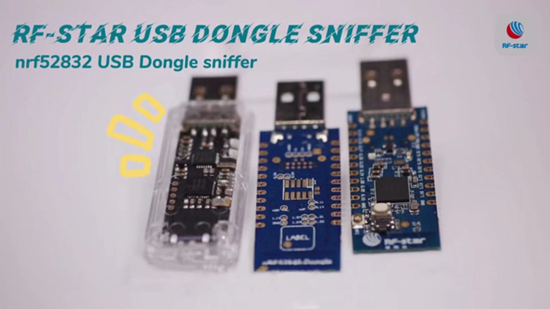 nRF Connect RF-star 저에너지 BLE 5.0 nRF52832 USB 동글 스니퍼