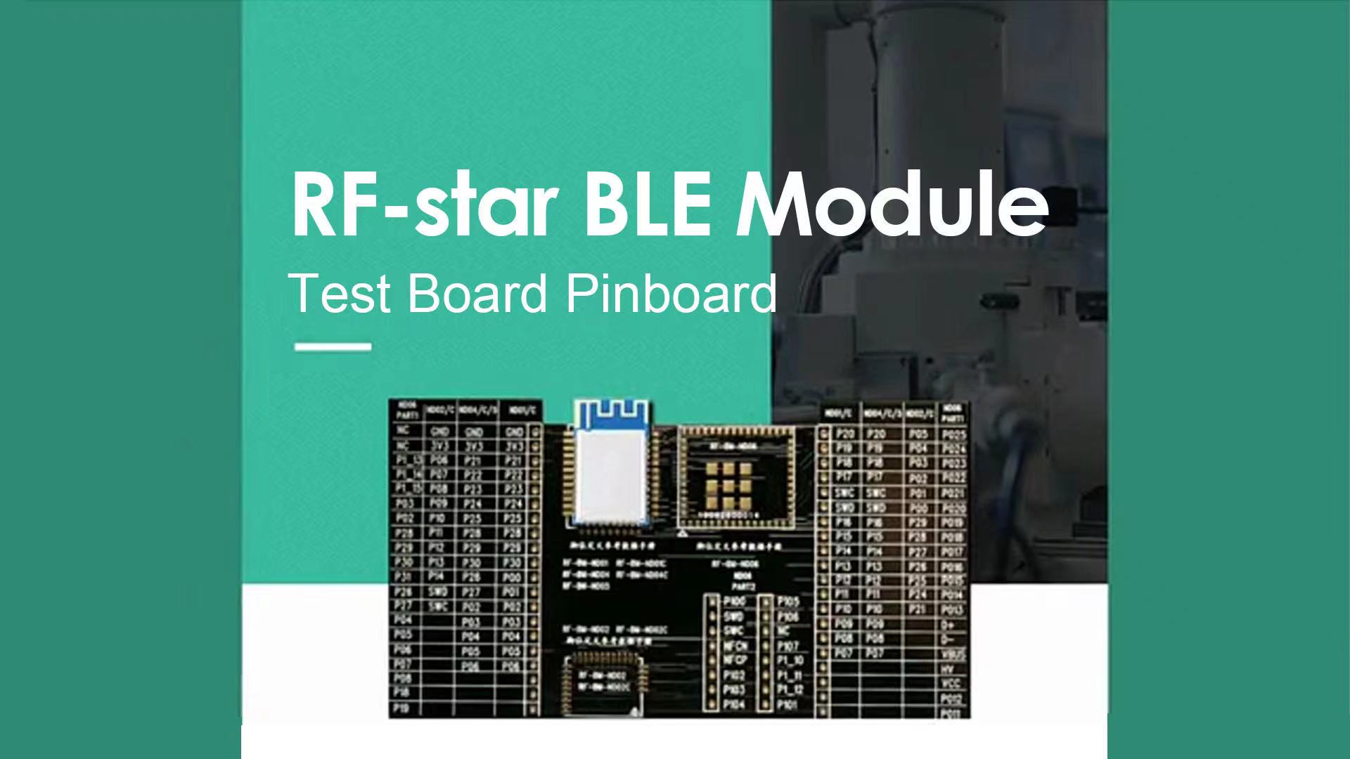 TI 시리즈 모듈용 RF-star 테스트 보드 핀보드(CC2540 CC2541 CC2640)